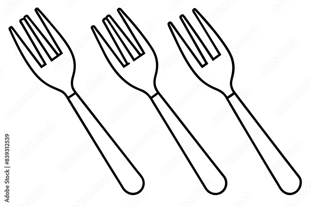 fork spoon silhouette vector illustration fork spoon silhouette vector illustration