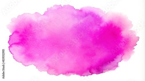 pink stain isolated on white background