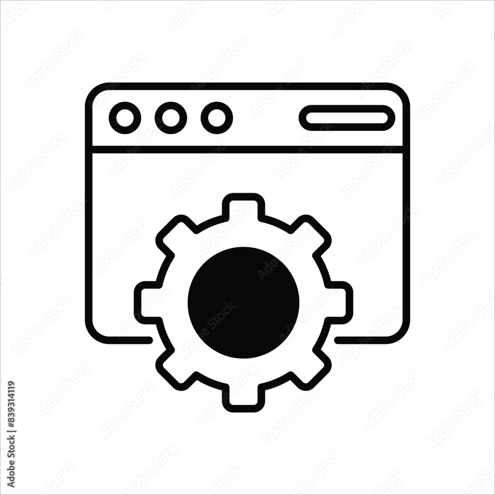 Setting vector icon Setting vector icon