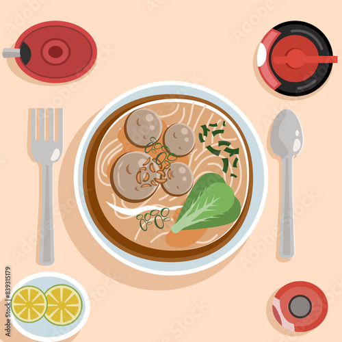 Bakso Indonesia traditional food 