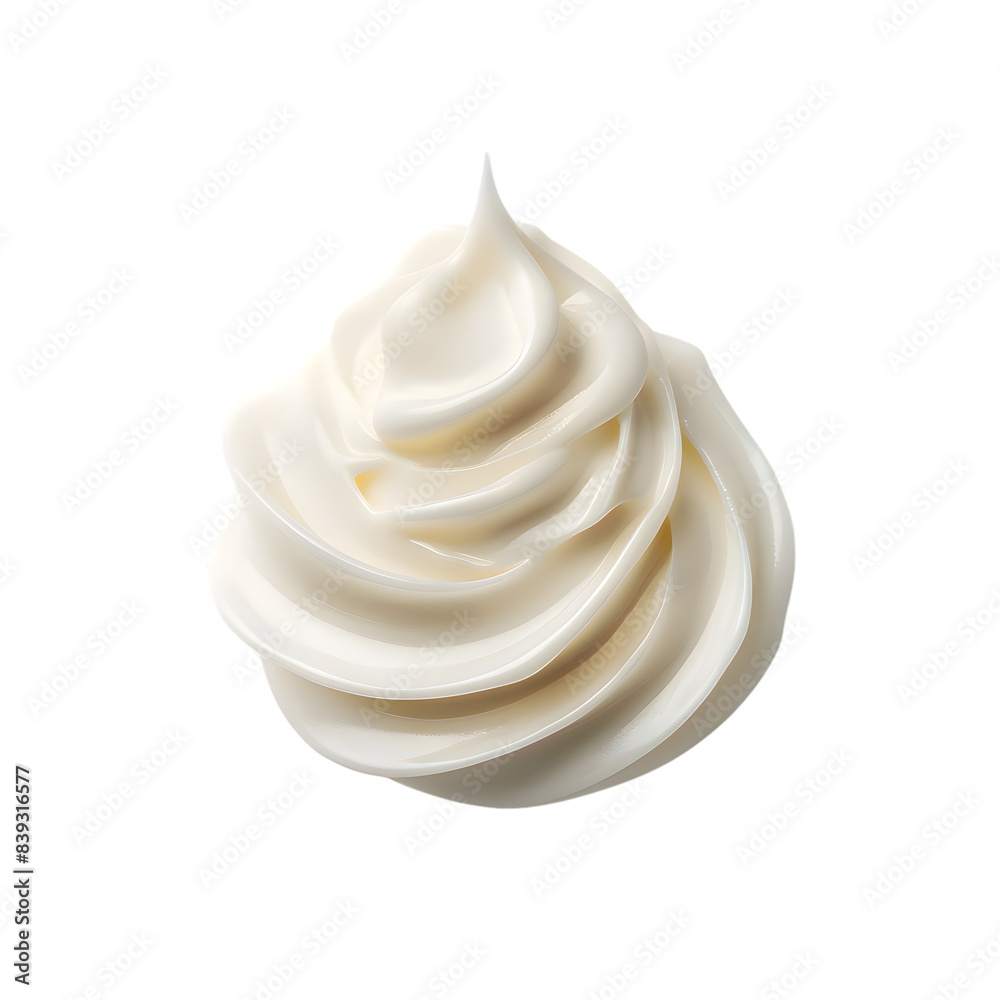Top view white cream jar isolated on transparent background Top view white cream jar isolated on transparent background