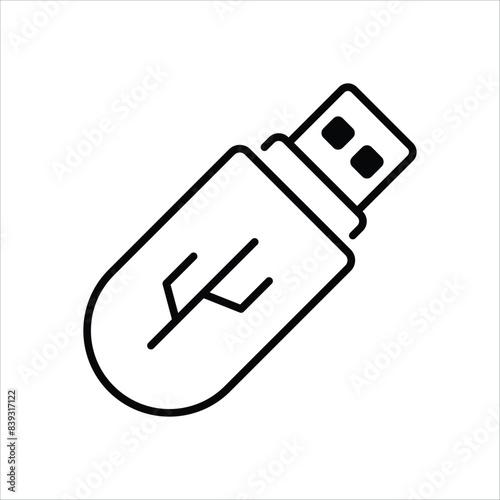 Usb vector icon