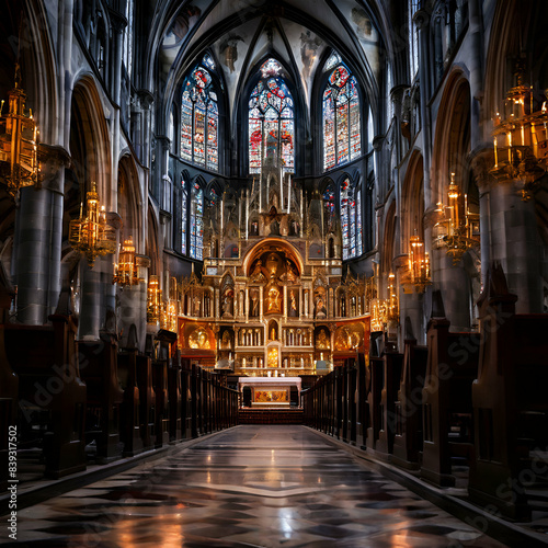 Beautiful scenes of St Stephen cathedral © Ansar
