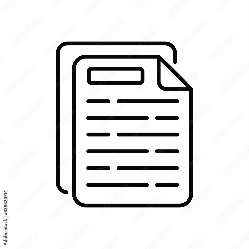 Pages vector icon