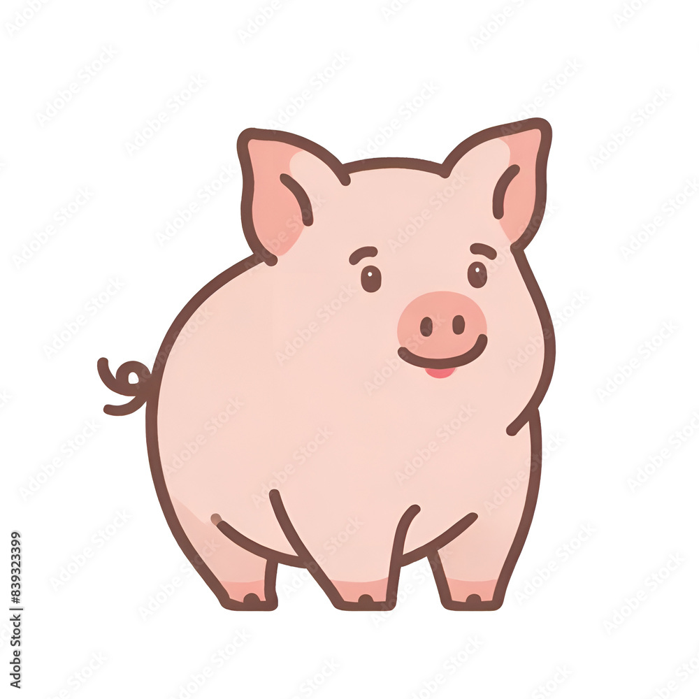Pig transparent, simple icon, PNG, can be used easily and conveniently. Pig transparent, simple icon, PNG, can be used easily and conveniently.