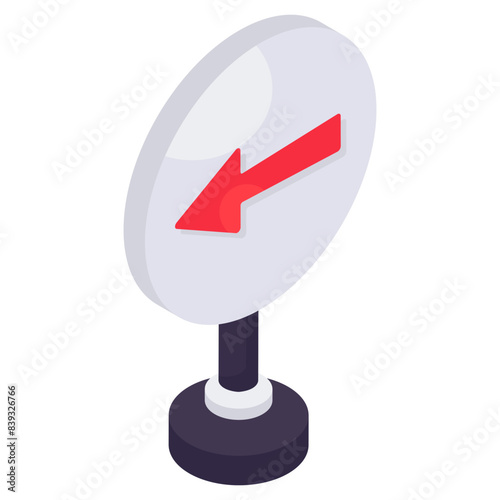 Modern design icon of guidepost  