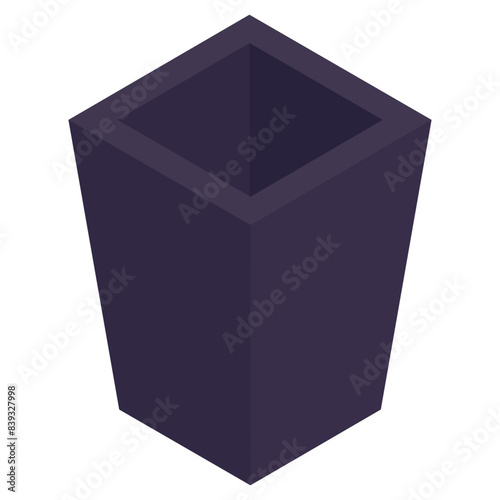 Vector design of dustbin