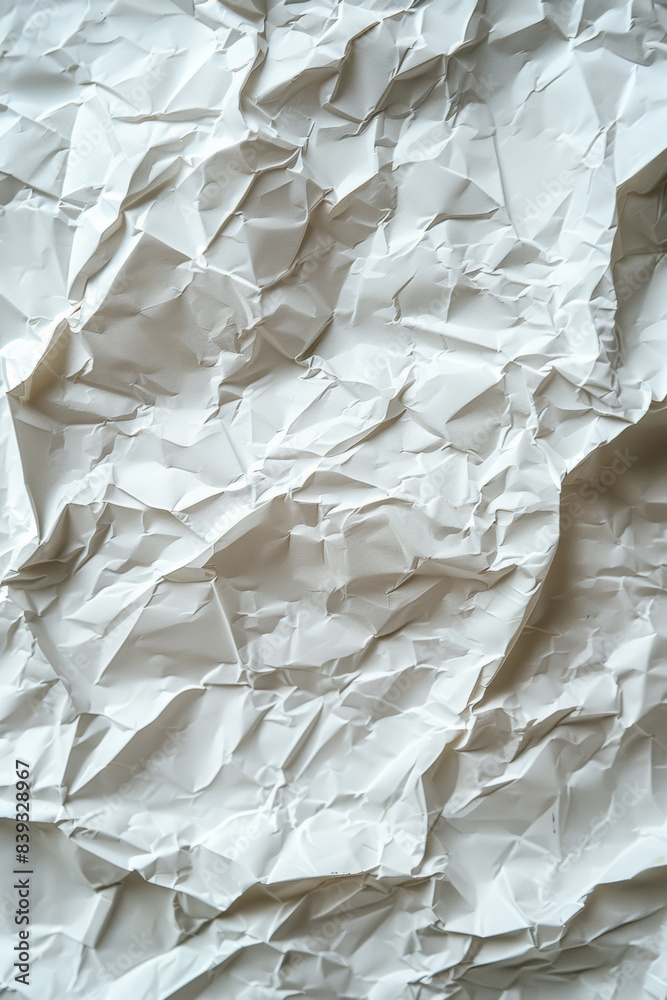 Crumpled white paper texture background. High-resolution image perfect for design projects, art backgrounds, and texture overlays. Crumpled white paper texture background. High-resolution image perfect for design projects, art backgrounds, and texture overlays.