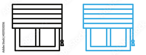 Jalousie Graphic Showcasing Adjustable and Modern Window Shutters