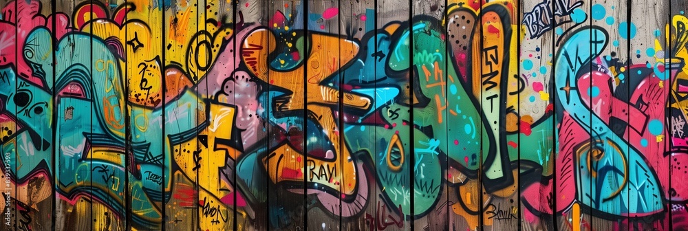 Colorful Urban Graffiti Street Art Background Colorful Urban Graffiti Street Art Background