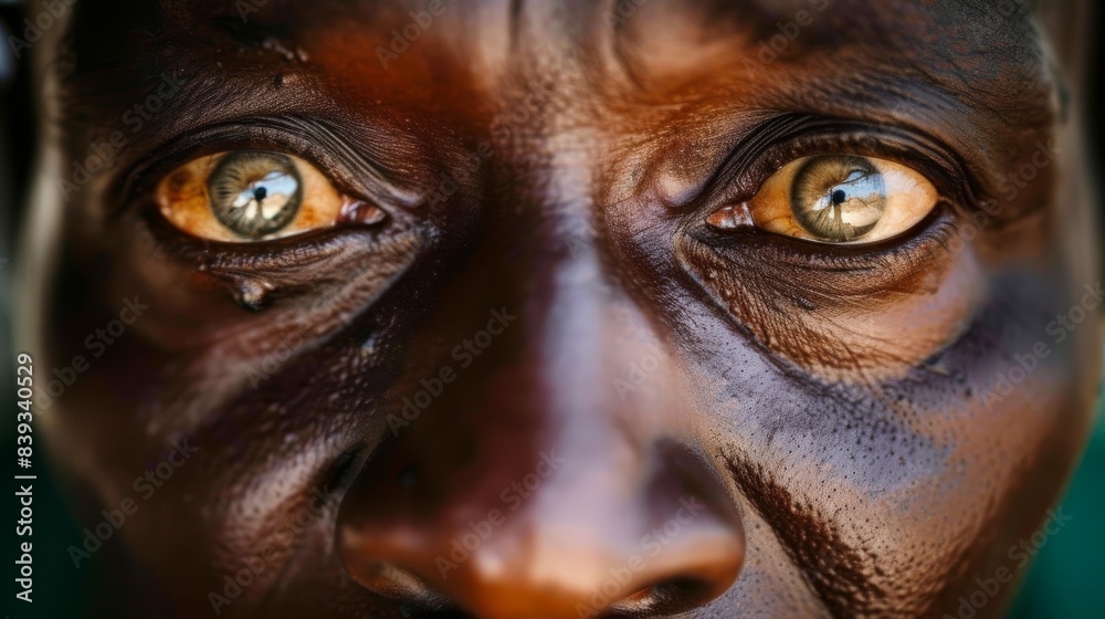the gap between wealth and poverty that may be visible in a person's eyes. --no text --ar 16:9 --quality 0.5 Job ID: ab424ce6-3ef7-4eb0-a3d4-887fa2723913