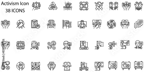  Active Icon Set. Containing pay attention, eye contact, body language, show empathy, don't interrupt and share icons. Solid icon collection.
