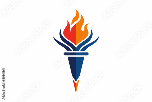 burning fire vector illustration