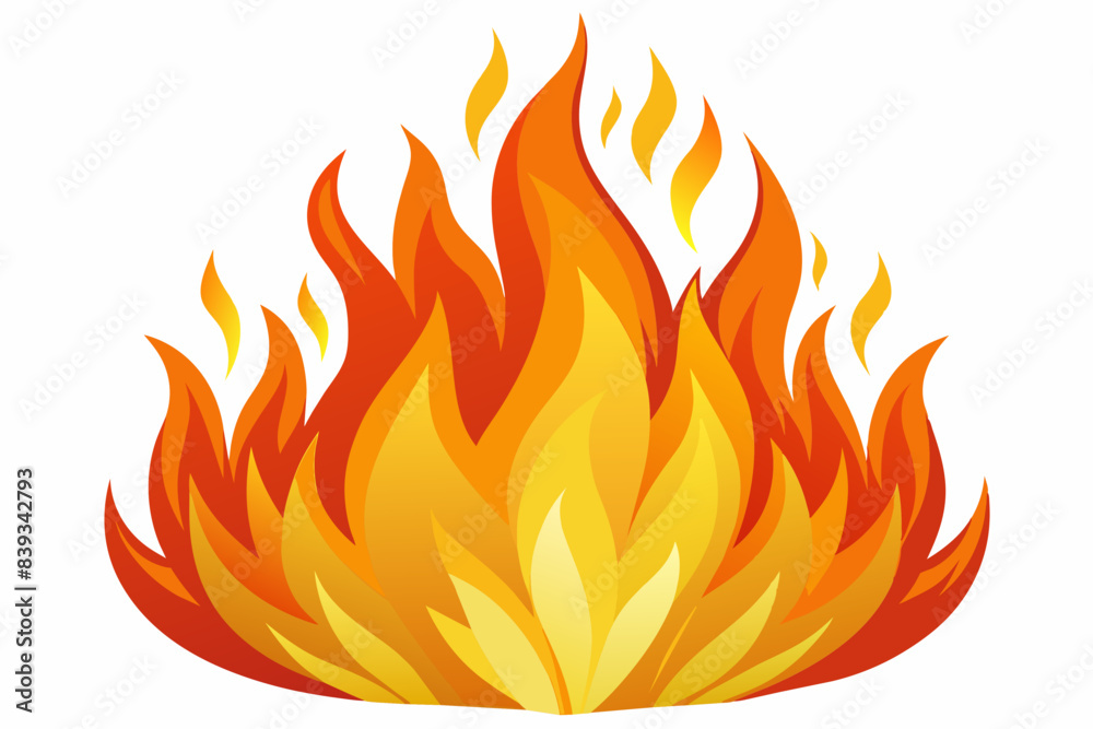 burning fire vector illustration burning fire vector illustration