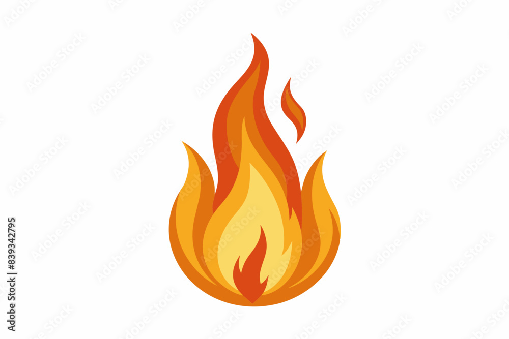 burning fire vector illustration burning fire vector illustration
