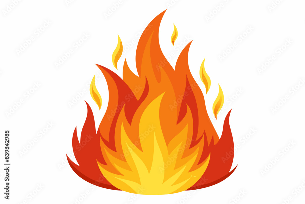 burning fire vector illustration burning fire vector illustration
