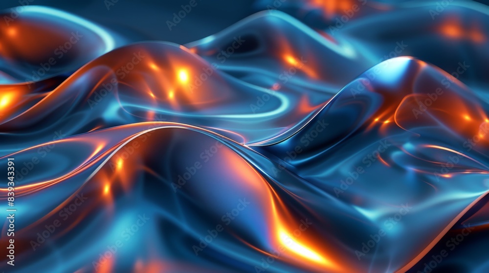Abstract Metallic Waves Abstract Metallic Waves