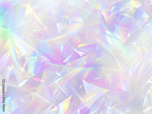 abstract sparkle shiny futuristic crystal gem stone modern bright hologram neon seamless texture background
