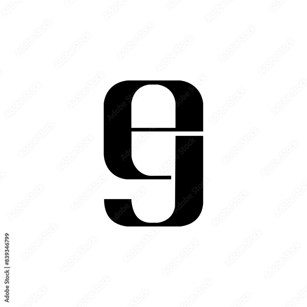 EJ Letter Logo EJ Letter Logo