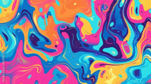 Colorful abstract background generative ai