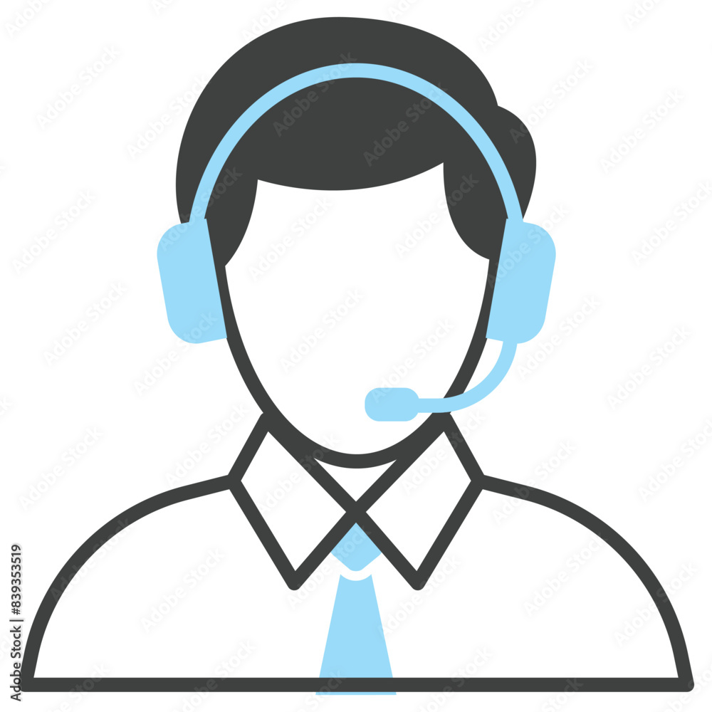Costumer service icon vector design template Costumer service icon vector design template