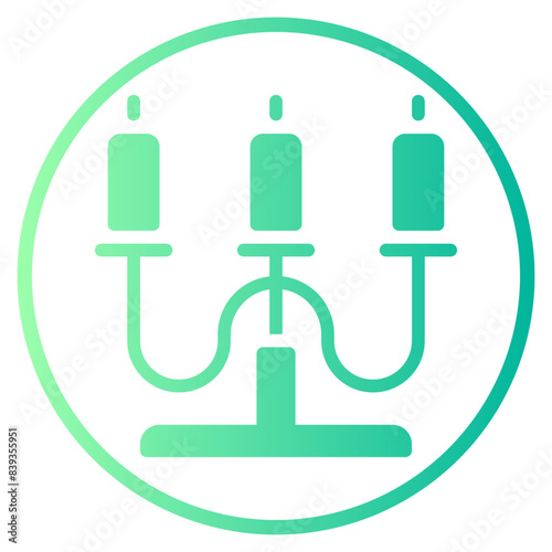 candelabrum gradient icon