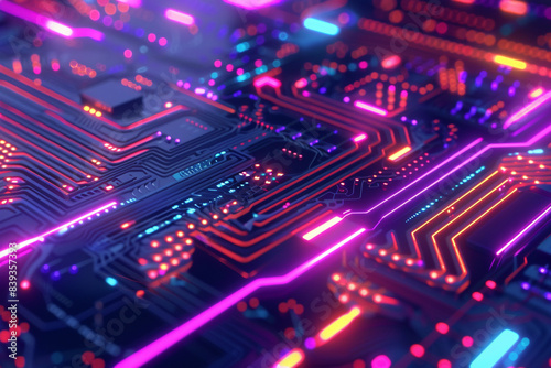 The image shows a close-up of a circuit board.