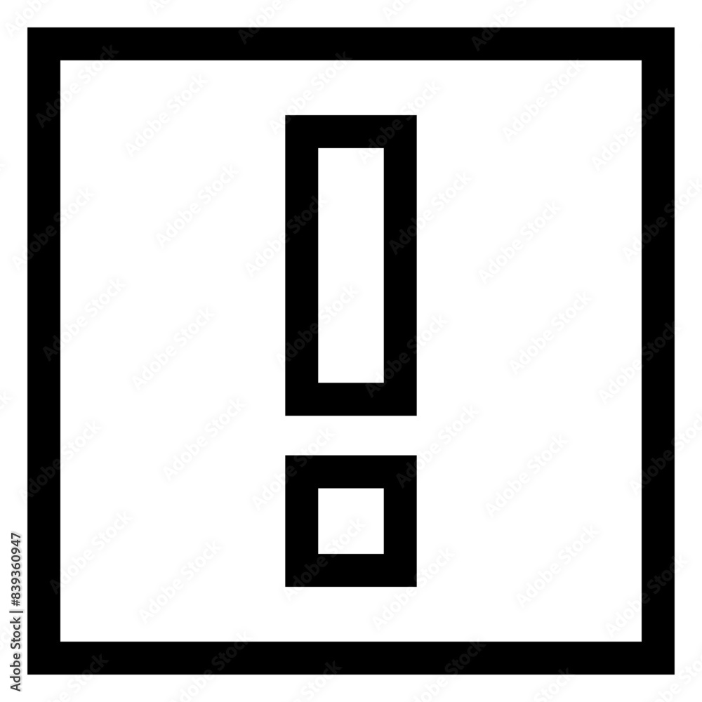 caution line icon vector illustration isolated on white background caution line icon vector illustration isolated on white background