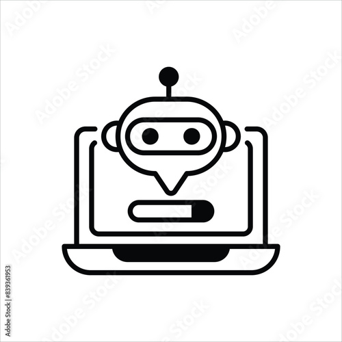 Chatbot vector icon