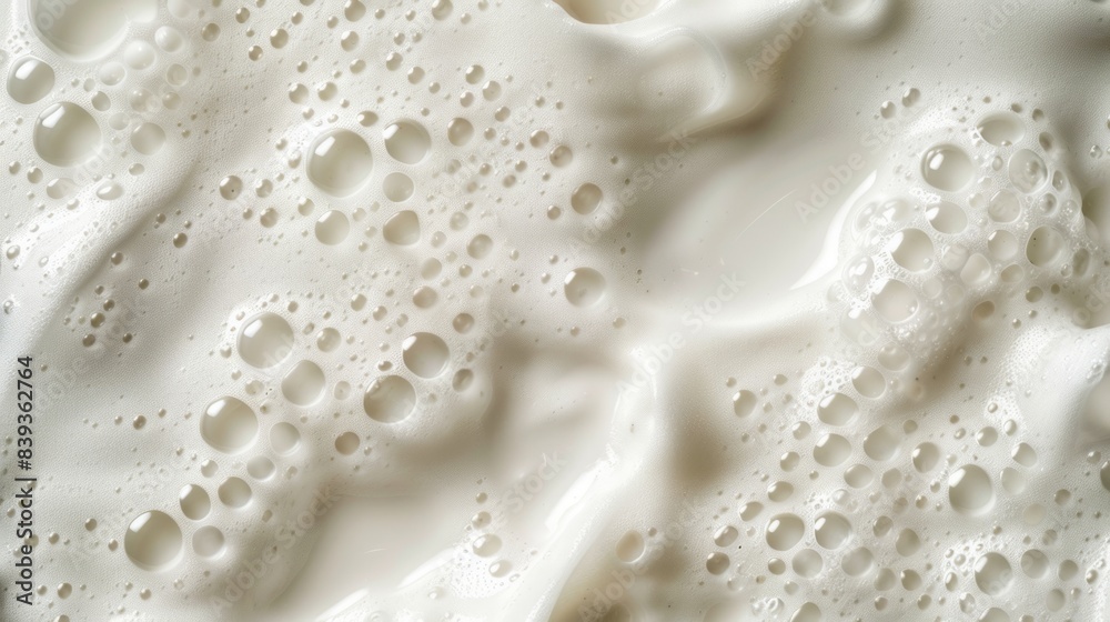Milk or cream texture background with bubbles. Milk or cream texture background with bubbles.