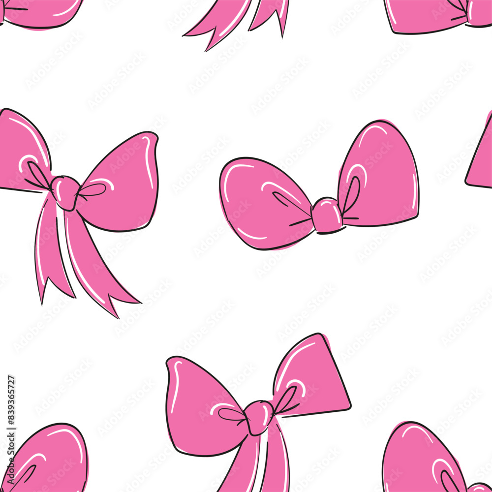 Hand drawn sketch Bow, Bow Isolated On White Background, Birthday Background, Hand drawn sketch Bow, Bow Isolated On White Background, Birthday Background,