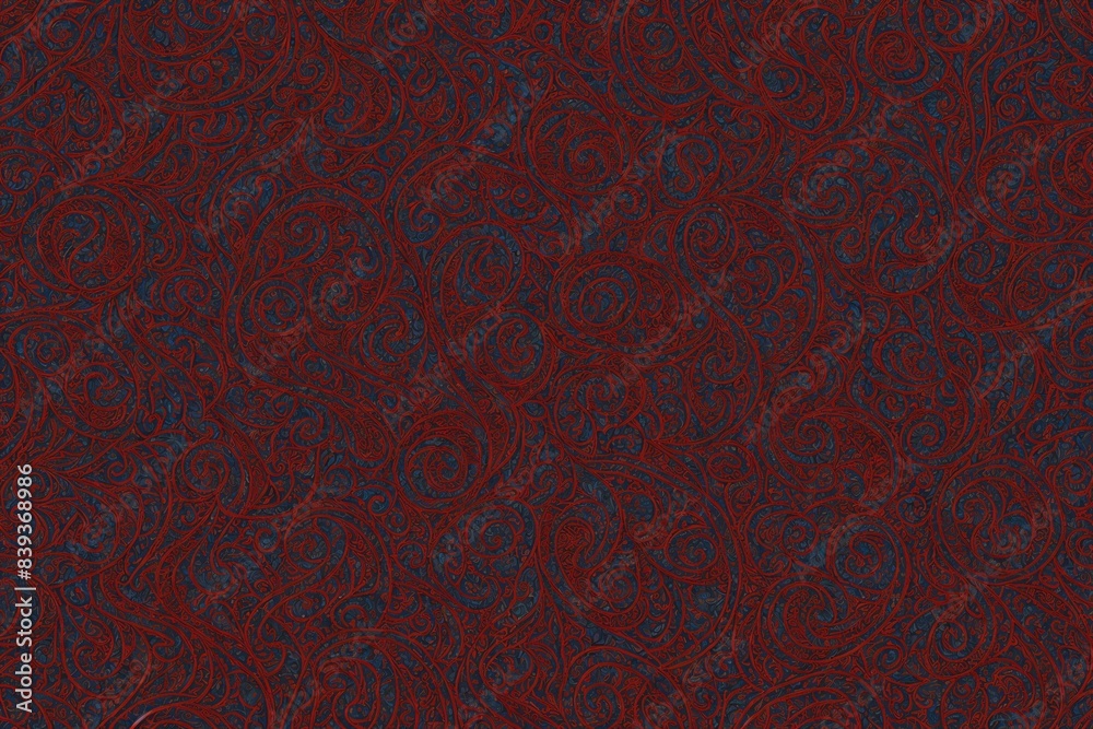A pattern of intricate paisley motifs, inspired by traditional Indian and Persian designs. A pattern of intricate paisley motifs, inspired by traditional Indian and Persian designs.