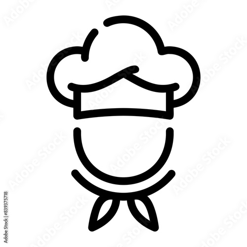 chef line icon