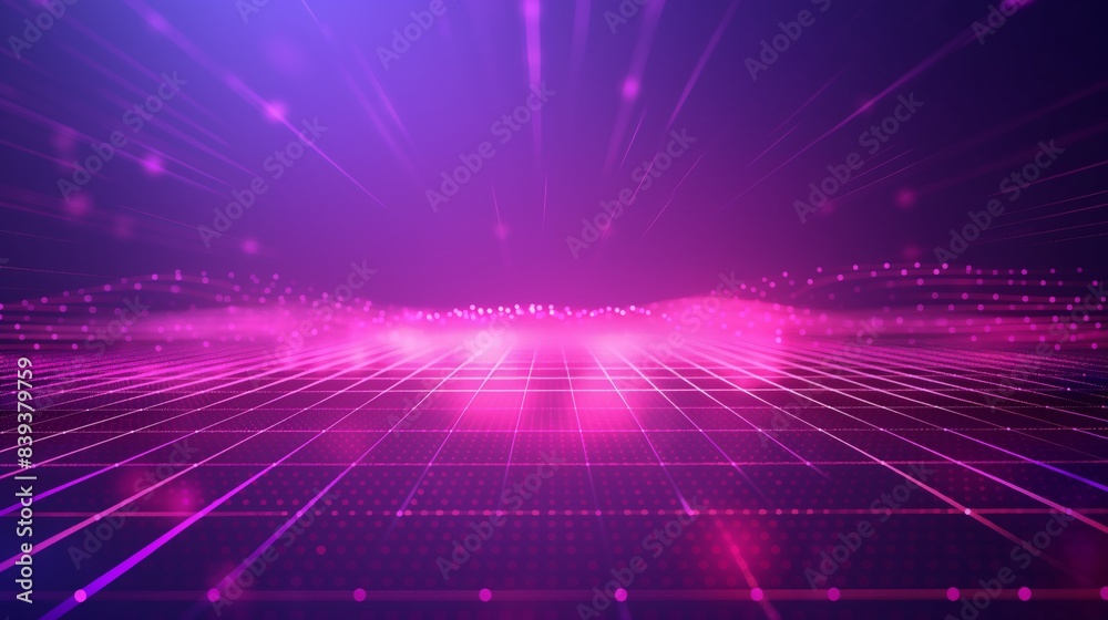 Abstract pink and purple grid with light streaks. Abstract pink and purple grid with light streaks.
