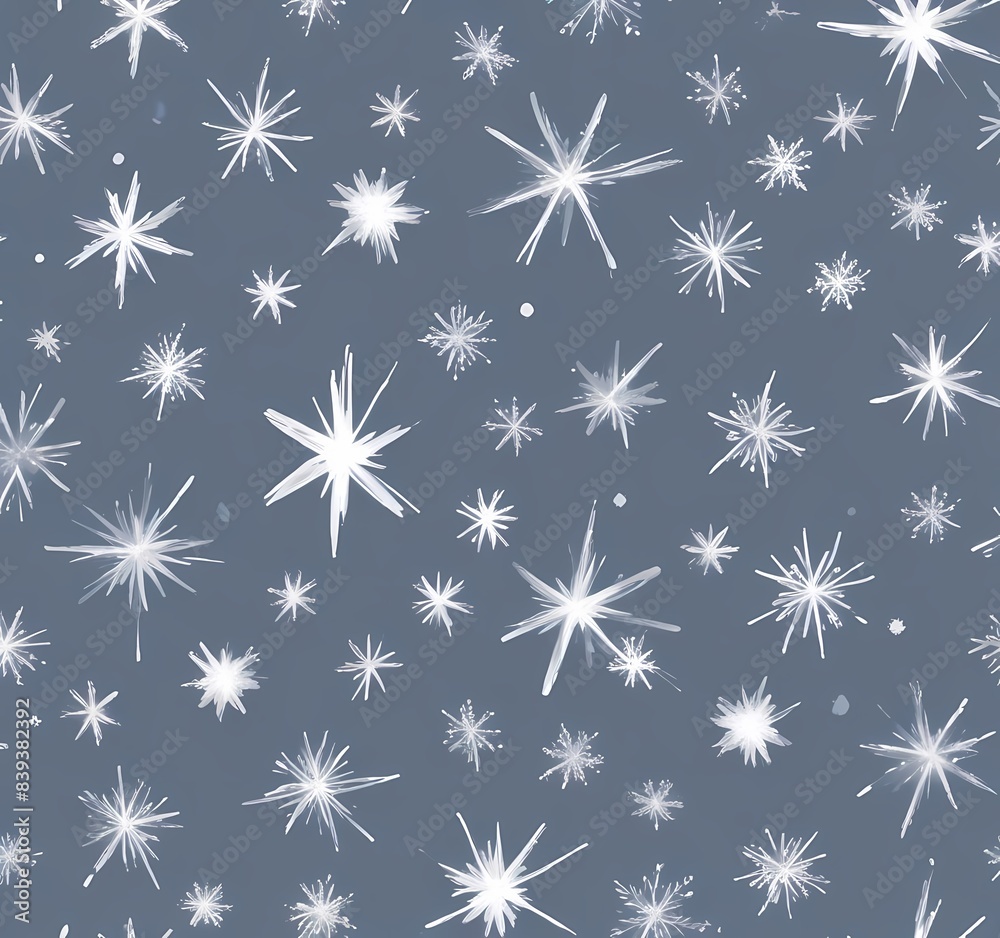 Stars and snow wallpaper blue background Stars and snow wallpaper blue background