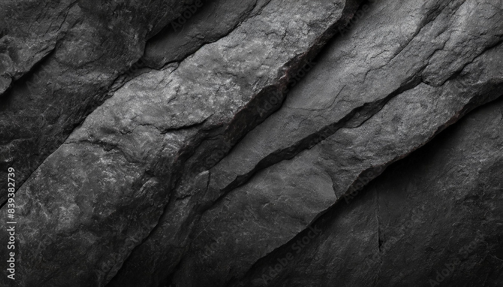 dark gray grunge banner with volumetric black stone background dark gray grunge banner with volumetric black stone background