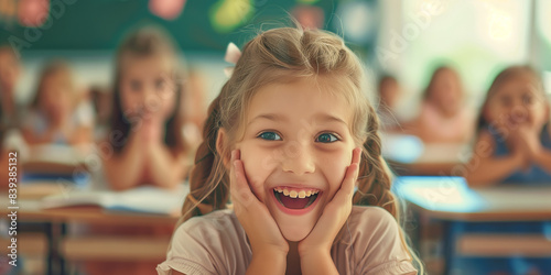 portrait of a little girl