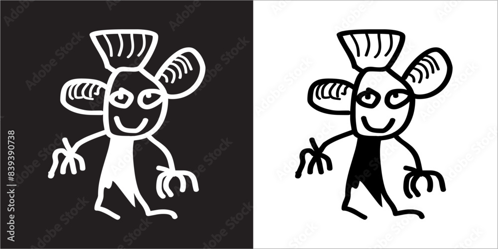 IIlustration Vector graphics of Bitsbats icon IIlustration Vector graphics of Bitsbats icon