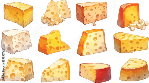 cheese clipart vector for graphic resources	
