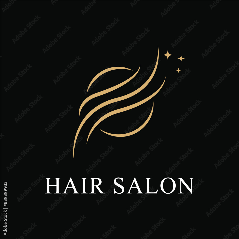Hair salon beauty logo design concept idea Hair salon beauty logo design concept idea