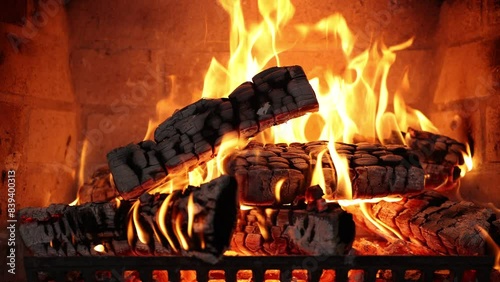 Get Ready for a Relaxing Evening. Fireplace 4k. Asmr sleep. Fire place at home for relaxing evening