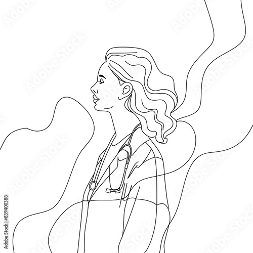 silhouette of a bride
