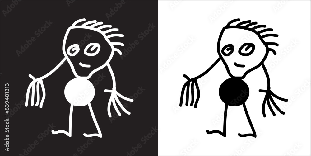 IIlustration Vector graphics of Bitsbats icon IIlustration Vector graphics of Bitsbats icon