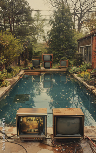 Tv's in a pool