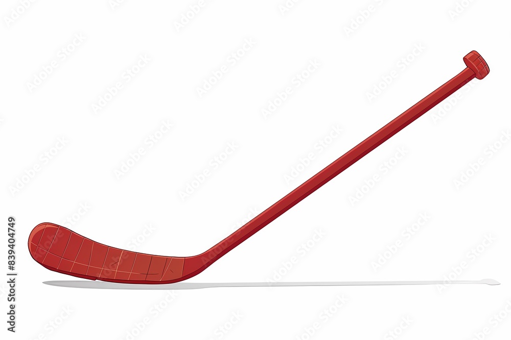 Modern 64-Bit Hockey Stick Vector Illustration on White Background Modern 64-Bit Hockey Stick Vector Illustration on White Background