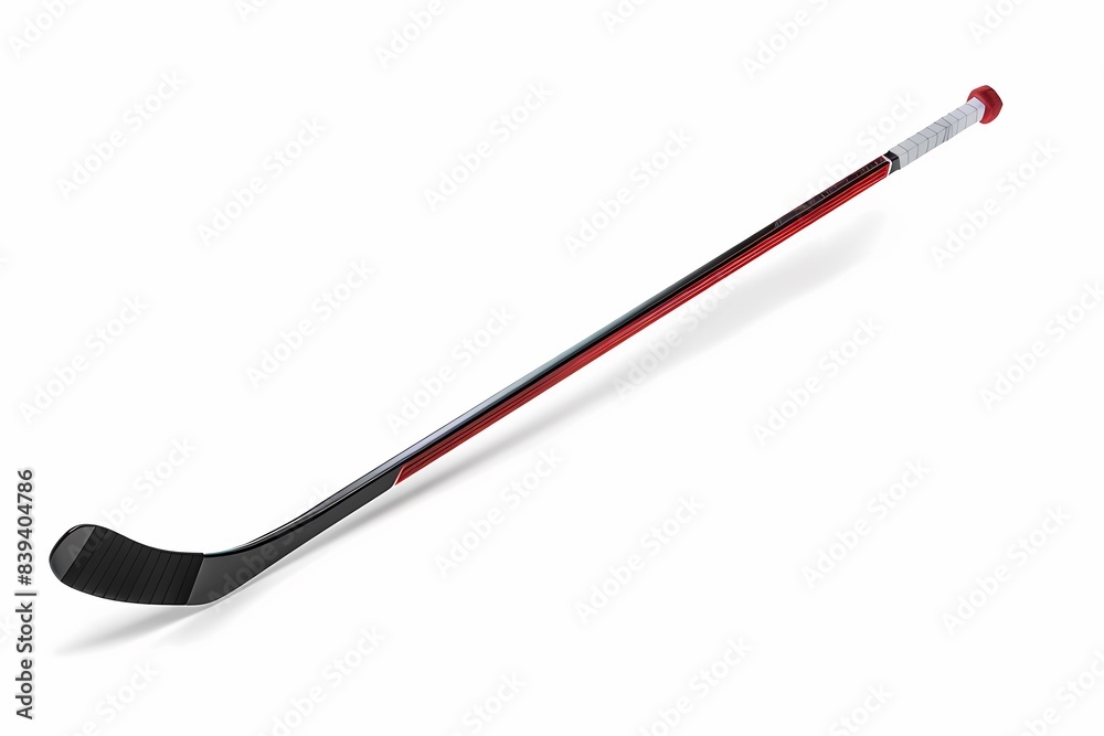 64-Bit Hockey Stick Vector Illustration in Flat Design on White Background 64-Bit Hockey Stick Vector Illustration in Flat Design on White Background