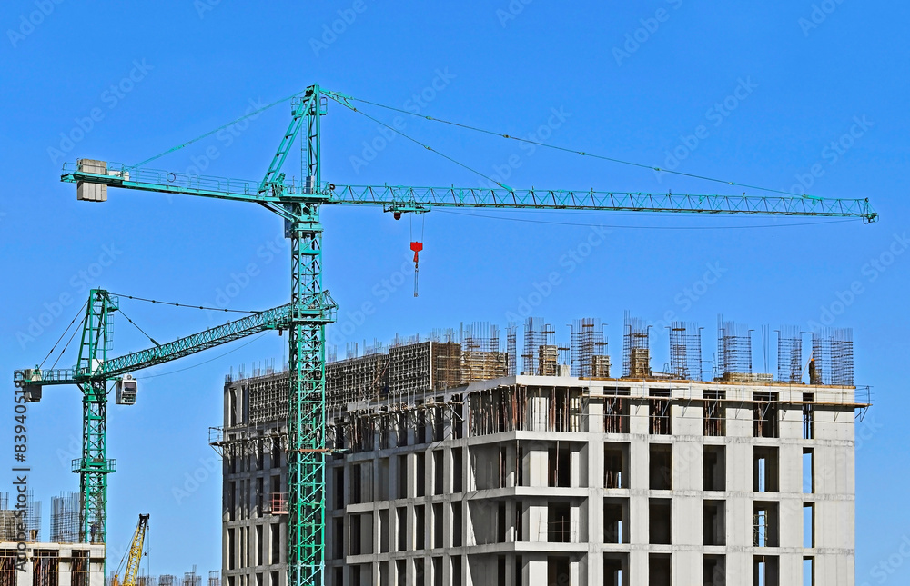 Tower crane and construction Tower crane and construction