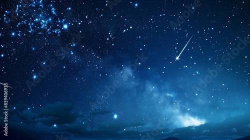 shooting star, space backdrop, night sky background 