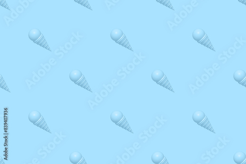 Seamless pattern on the theme of ice cream.