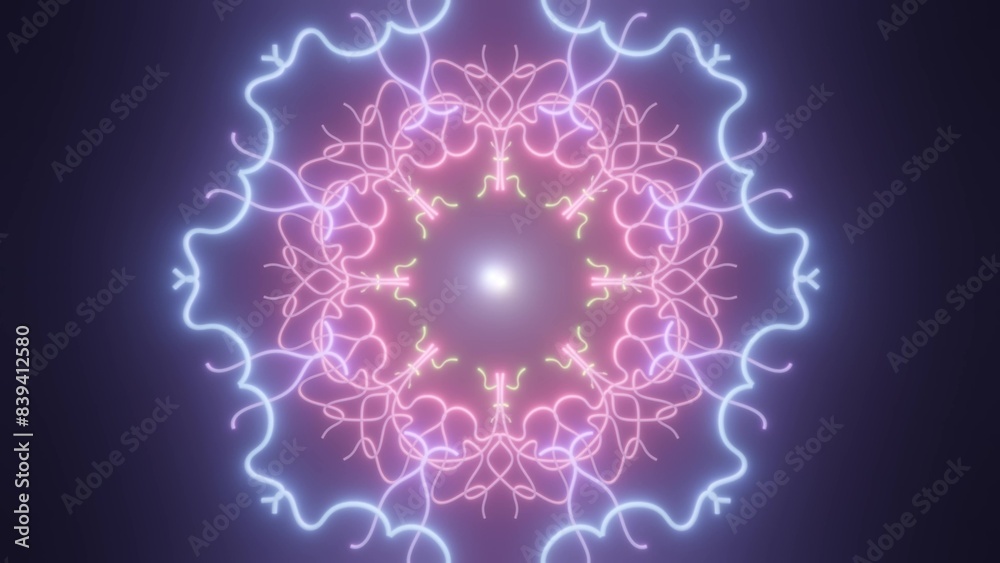 Obraz premium 曼荼羅 マンダラ 光のアート